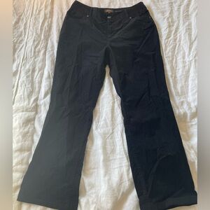 Black corduroy pants
